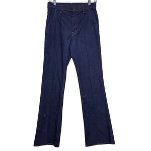 Levi's Jeans Vintage Orange Tab 707 Bootcut Flare Womens 28 Dark Denim Classic